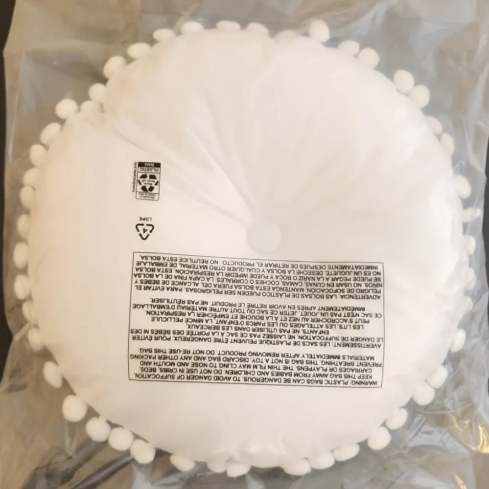 Large Decorative Pillow circular 16